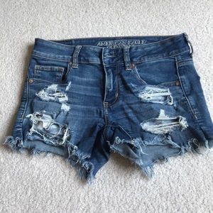 American Eagle Midi Jean shorts